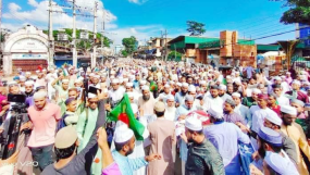 ভারতে মহানবী সঃকে নিয়ে কটুক্তির প্রতিবাদে সিলেটে বিক্ষোভ