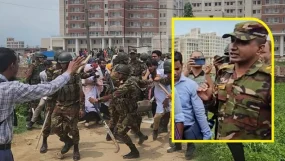 আন্দোলনের পেছনে সুরসুরি আছে, মানবে না সেনাবাহিনী: মেজর মেজবাহ