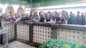 সিলেট মাজার জিয়ারতে ফখরুল